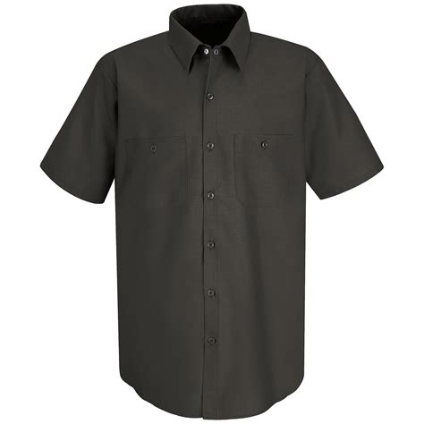 Red Kap® Men's Short Sleeve Industrial Work Shirt - Walmart.com