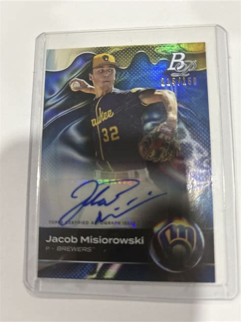 Bowman Platinum Jacob Misiorowski Auto 115/150 | eBay