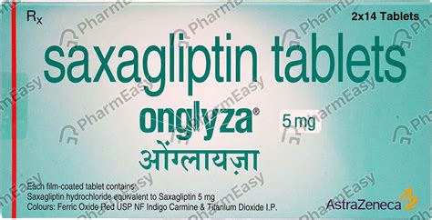 Buy Onglyza 5 MG Tablet (14) Online & Save Up to 24% at PharmEasy