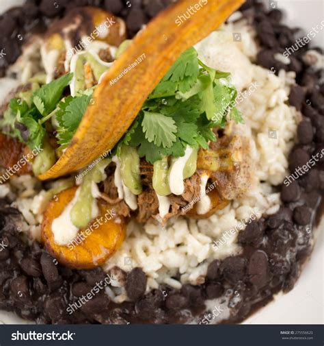 Pabellon Criollo Venezuelas National Dish Shredded Stock Photo ...