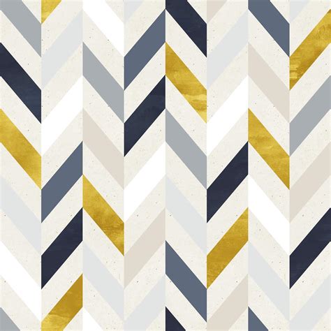 DWELLSINDIA Stylised Chevron Neutral with Dark Colors Self Adhesive ...