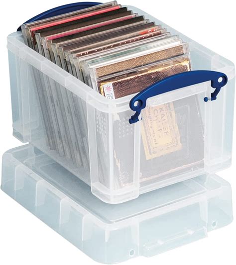 3 Litre Clear Really Useful Box - CD, DVD Storage – Really Useful Boxes ...