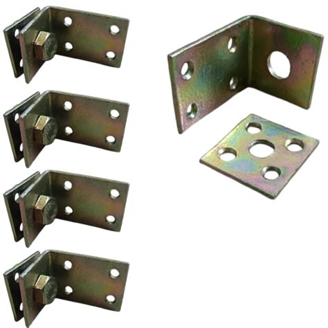 Deegaa Mart Bed Rail L Brackets For Joining Woods Bed | Desertcart INDIA