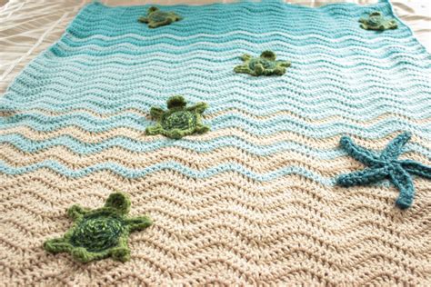 Image result for Crochet Sea Turtle Blanket Pattern