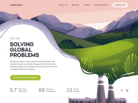 Environment Web Design Template 的图像结果