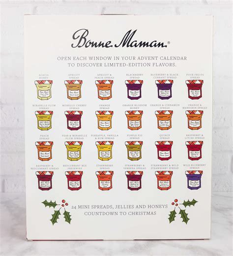 Bonne Maman Advent Calendar Mini Review 2017 - Hello Subscription