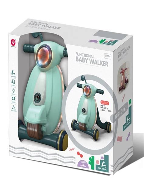 Buy Functional Baby Walker With Light & Music (Green) – FirstCrawl