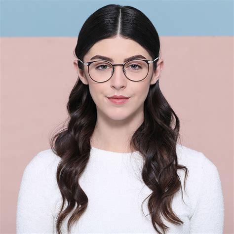 Buy Blue Block Phone Computer Glasses: Black Full Rim Round John Jacobs ...