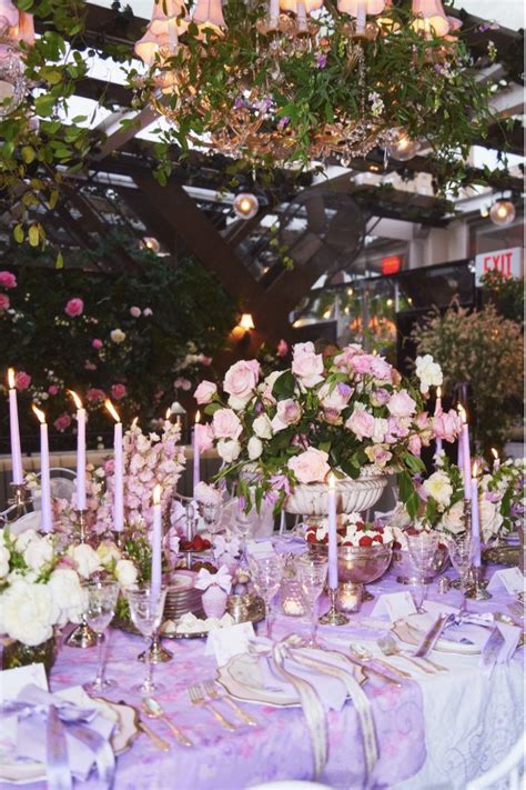 LoveShackFancy Endless Dreams Purple Luxury Tablescape Inspiration in ...