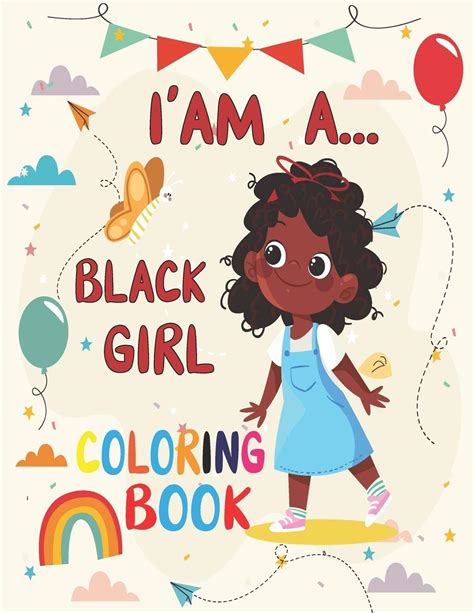Buy I' am A... Black girl coloring Book: Coloring Book for Young Black ...