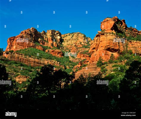 Red Rock-Secret Mountain Wilderness. Fay Canyon.Sedona,Arizona Stock ...