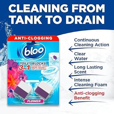 New Bloo Toilet Blocks, Pack of 2, Limescale Remover India | Ubuy