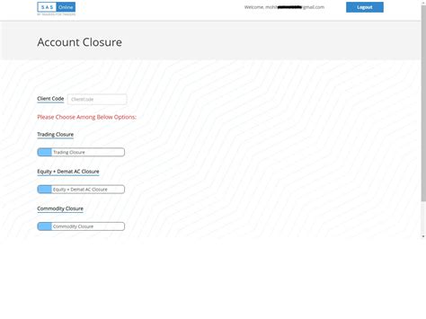 Online Account Closure