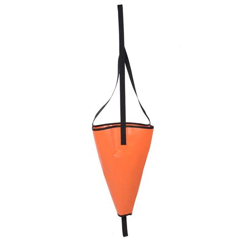 Sock Sea Anchor, PVC Drift Sock Sea Anchor Traction Rope Buoy Floating ...