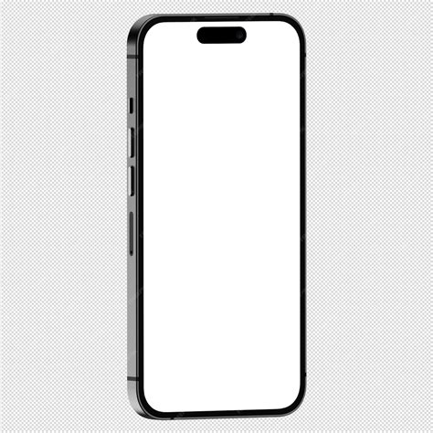 Premium PSD | Front side photo of black smartphone similar to iphone ...