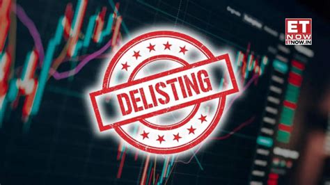 Delisting of shares: Company's stocks to be removed from trading on ...
