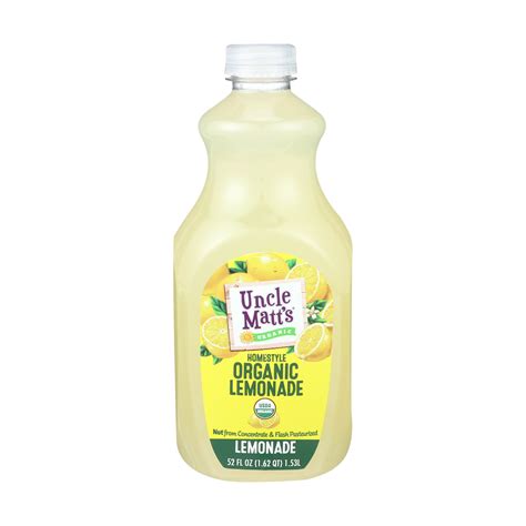 UNCLE MATT’S Organic Homestyle Lemonade, 52 fl oz | Wholefoods Market ...
