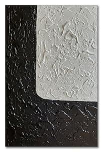 Handmade Oil Painting 24x36 inch Minimalism Abstract Vertical Canvas ...