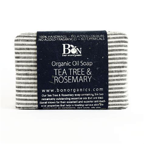 Tea Tree & Rosemary Soap – Bon Organics