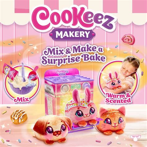 COOKEEZ MAKERY Cinnamon Treatz Oven. Mix & Make a Plush Best Friend ...