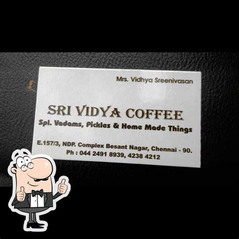 Sri Vidya Coffee, Chennai, NDP Complex - Restaurant reviews