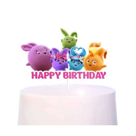 Sunny Bunnies Cake Topper | Cartoon Sunny Bunnies | Ubuy India