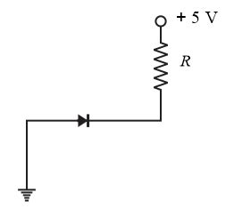 In the following, which one of the diodes is reverse biased