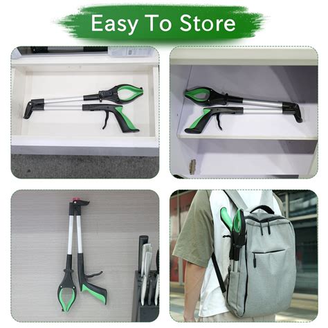Buy ORFELD Reacher Grabber Tool, 32 Foldable Claw Grabber with Light ...