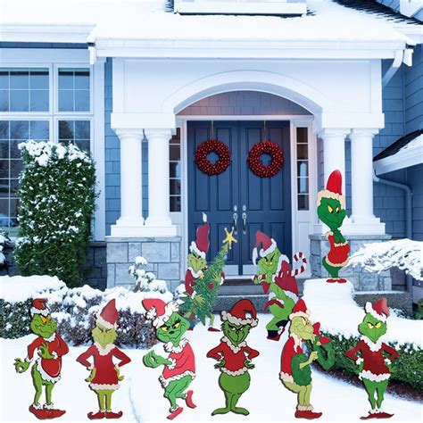 Grinch Decorations Outdoor, The Grinch Who Stole Navidad, 9 Styles of ...