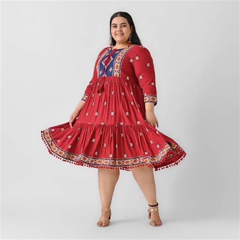 Tiered Dresses - Buy Online at Best Prices in India | Rustorange