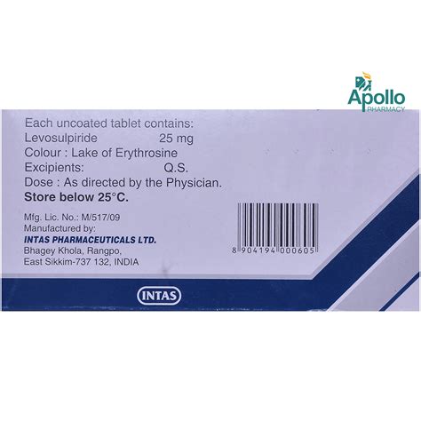Neopride 25 mg Tablet | Uses, Side Effects, Price | Apollo Pharmacy
