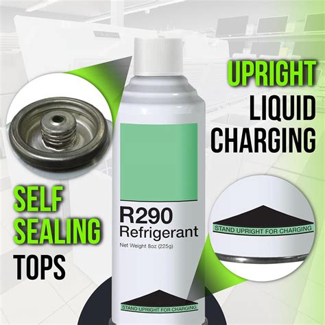 LeakSaver Leak Saver R290 Refrigerant 3-Pack - 8oz Upright India | Ubuy