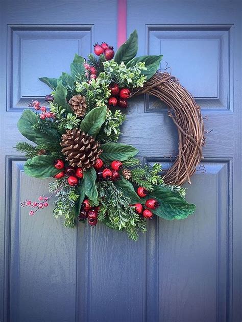 Christmas Tree Door Wreath Diy at Liam Teri blog