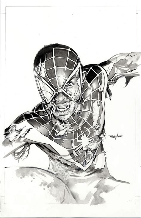 Mike Mayhew Original MILES MORALES: SPIDER-MAN #5 Mike Mayhew Studio ...