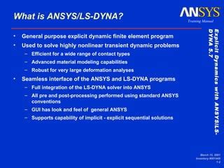 Tutorial 9 Explicit Dynamics 的图像结果