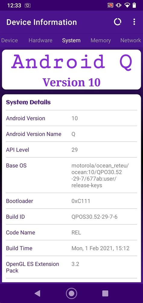 Image result for Android System Information
