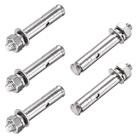 L-A M8x60 304 Stainless Steel External Hex Expansion Bolt Screw Sleeve ...