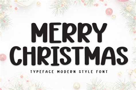 Merry Christmas Font by william jhordy · Creative Fabrica