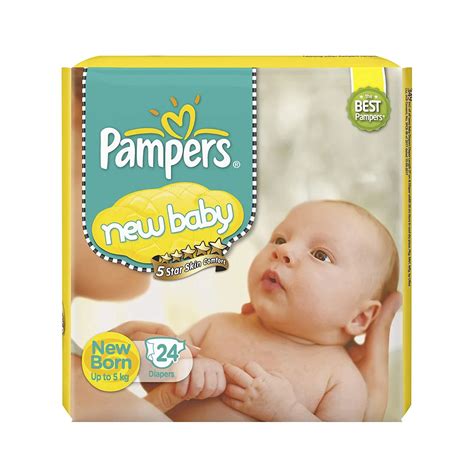 Pampers new baby taped diapers 24 Count - Cureka