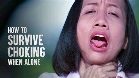 The panic of choking with no one around