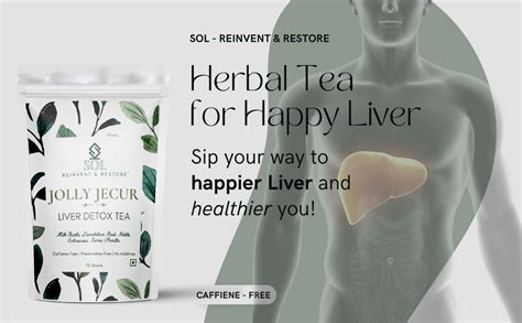 SOL - Reinvent & Restore Liver Detox Herbal Tea Bags-Dandelion Tea for ...