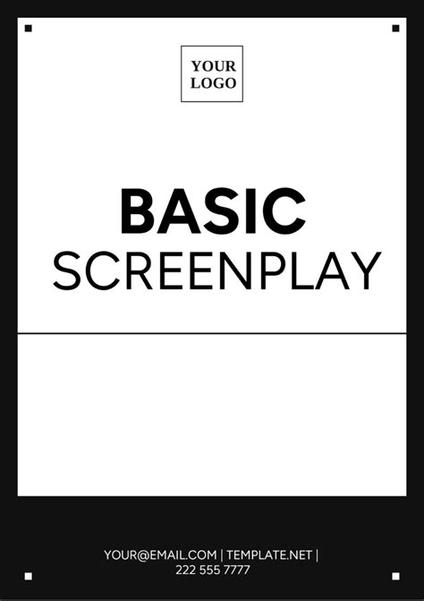 Image result for Screenwriting Template