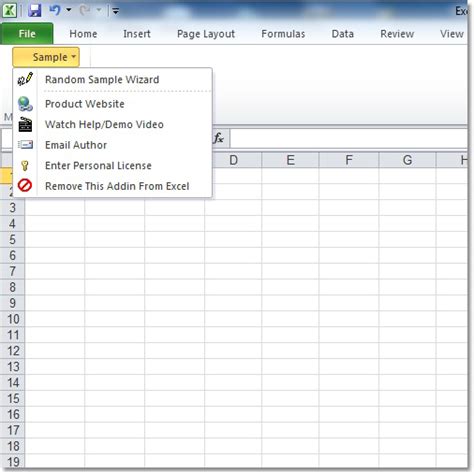How to Select Sample Using Excel 的图像结果