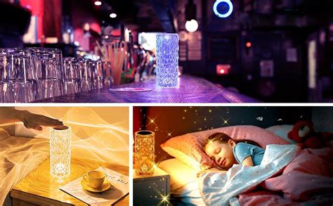 Buy A.D.FRESH Crystal Lamp, 7 Color Changing Rose Crystal Diamond Table ...