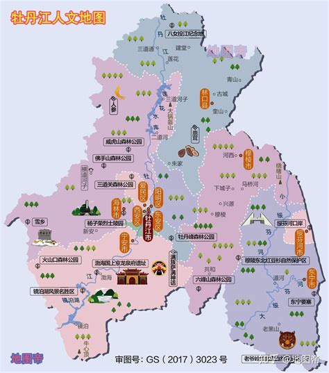 黑龙江省行政区划地图：黑龙江省辖12个地级市、1个地区行署分别是哪些？