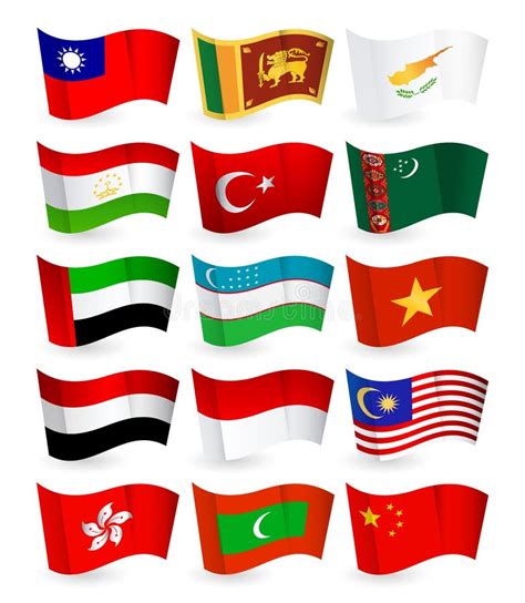 Asia Flags 的图像结果
