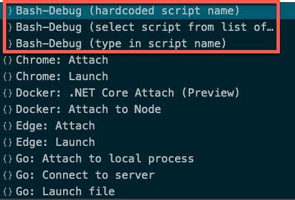 Image result for vs Code Debug Sh Script
