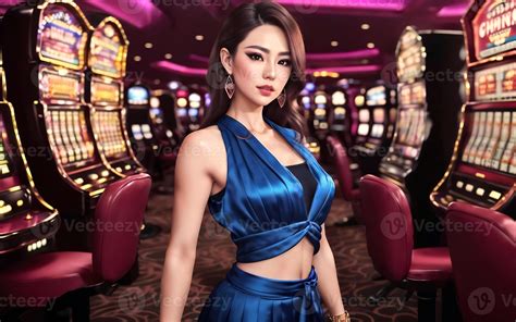 beautiful woman at luxury casino gambling, 26296754 Stock Photo at Vecteezy