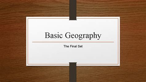 Image result for Geography 101 Basic