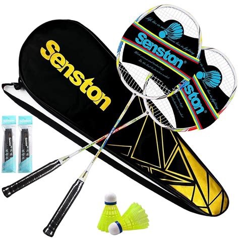 Buy Senston Two Pieces Graphite Shaft Badminton Racquet,Badminton ...